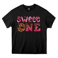 Black sweet one donut Heavy Core Tee - AdoDesignShop