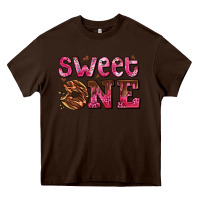 Chocolate Brown sweet one donut Heavy Core Tee - AdoDesignShop