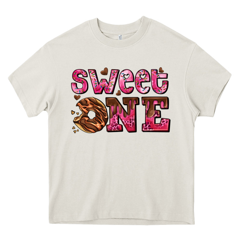 Sweet One Donut Heavy Core Tee by AdoDesignShop | Teevron