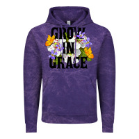 Cloud Purple Grow In Grace Vintage Hoodie - LillyAllenDesigns