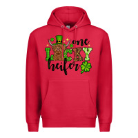 Cardinal St. Patrick's Day One lucky Heifer Premium Hoodie - OliviaCreatesArt