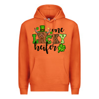 Carrot St. Patrick's Day One lucky Heifer Premium Hoodie - OliviaCreatesArt