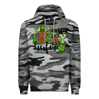 Slate Camo St. Patrick's Day One lucky Heifer Premium Hoodie - OliviaCreatesArt