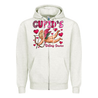 Oatmeal Heather cupid s dating service Zipper Hoodie - OliviaCreatesArt