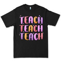 Black teach teach varsity Premium Tee - MaliasSmallBusiness
