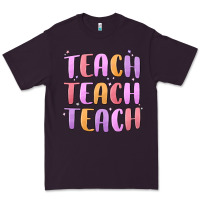 Plum teach teach varsity Premium Tee - MaliasSmallBusiness
