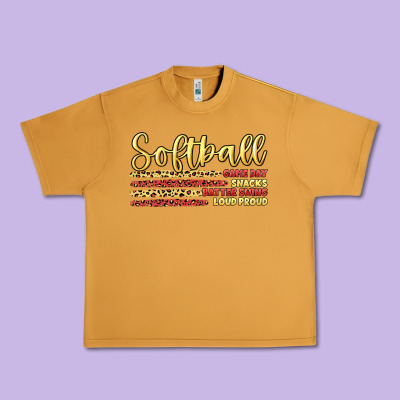Softball Game Day Urban Heavy Tee Designed By Artiststas