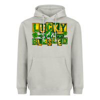 Moon Dust St Patricks Day Lucky And Blessed Heavyweight Hoodie - FaDigitalArtStudio