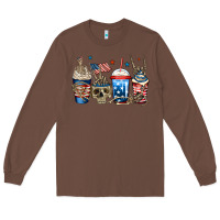 Chestnut 4th of july skeleton coffee cups Long Sleeve Tee - Jasminsmagicworld