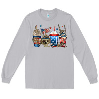 Moon Dust 4th of july skeleton coffee cups Long Sleeve Tee - Jasminsmagicworld