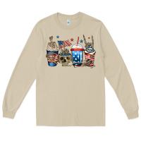 Mushroom 4th of july skeleton coffee cups Long Sleeve Tee - Jasminsmagicworld