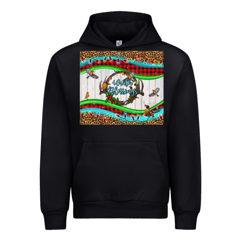 Winter Blessings Leopard Urban Hoodie by LillyAllenDesigns | Teevron