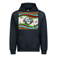Navy winter blessings leopard Urban Hoodie - LillyAllenDesigns