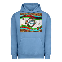 Pigment Pebble Blue winter blessings leopard Urban Hoodie - LillyAllenDesigns