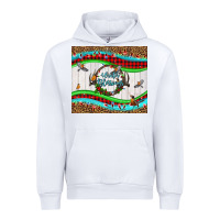 White winter blessings leopard Urban Hoodie - LillyAllenDesigns