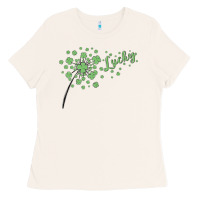 Bone four leaf clover Ladies Tee - MaliasSmallBusiness