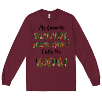 Burgundy My Favorite Dental Assistant Calls Me Mom Long Sleeve Tee - Bettercallsaul