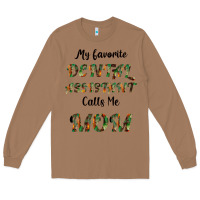 Toasted Coconut My Favorite Dental Assistant Calls Me Mom Long Sleeve Tee - Bettercallsaul