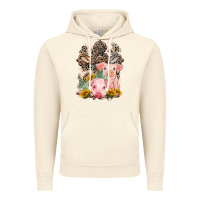 Vintage Artic Western Pigs with Crosses Vintage Hoodie - LillyAllenDesigns