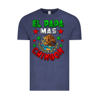 Vintage Denim El Papa Mas Chingon Mexican Flag Vintage Tee - LillyAllenDesigns