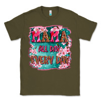 Army Green mama all day everyday Classic Tee - LillyAllenDesigns