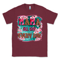 Burgundy mama all day everyday Classic Tee - LillyAllenDesigns