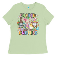 Matcha easter  with my gnomies Ladies Tee - MaliasSmallBusiness