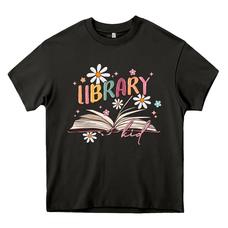 Library Kid Heavy Core Tee by MaliasSmallBusiness | Teevron