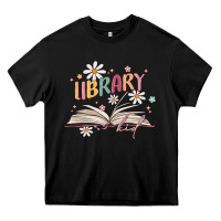 Black library kid Heavy Core Tee - MaliasSmallBusiness
