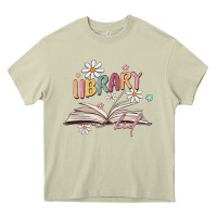 Mossy library kid Heavy Core Tee - MaliasSmallBusiness