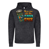 Vintage Black watercolor give me all the pumpkin spice Vintage Hoodie - RanaPortraitStore