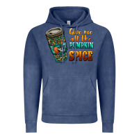 Vintage Denim watercolor give me all the pumpkin spice Vintage Hoodie - RanaPortraitStore