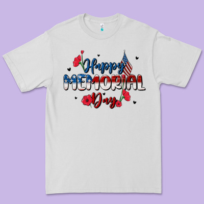 Happy Memorial Day Premium Tee Designed By Maliassmallbusiness