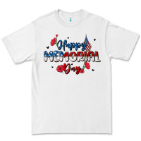 White happy memorial day Premium Tee - MaliasSmallBusiness