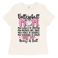 Bone volleyball mom Ladies Tee - MaliasSmallBusiness
