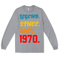 Heather Grey Legend Since May 1970 Long Sleeve Tee - Bettercallsaul