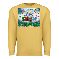 Antique Gold let it snow tumbler Premium Sweatshirt - BundleAndBundleShop