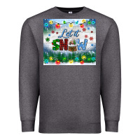 Charcoal Heather let it snow tumbler Premium Sweatshirt - BundleAndBundleShop