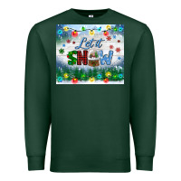 Sports Green let it snow tumbler Premium Sweatshirt - BundleAndBundleShop