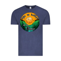 Vintage Denim life is better at the river Vintage Tee - JahusDesignShop