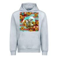 Heather Grey Charolais Calf Gemstone Urban Hoodie - LillyAllenDesigns