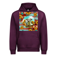 Mauve Wine Charolais Calf Gemstone Urban Hoodie - LillyAllenDesigns