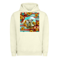 Pigment Pistachio Charolais Calf Gemstone Urban Hoodie - LillyAllenDesigns