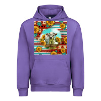 Tulip Charolais Calf Gemstone Urban Hoodie - LillyAllenDesigns