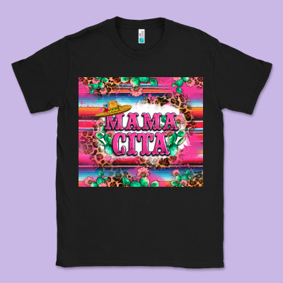 Mama Cita Cactus Serape Classic Tee Designed By Lillyallendesigns