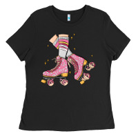 Black skate Ladies Tee - MaliasSmallBusiness