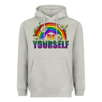 Moon Dust Be Yourself Pride Lgbtq Heavyweight Hoodie - BundleAndBundleShop