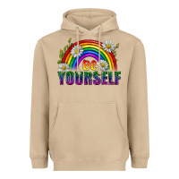 Mushroom Be Yourself Pride Lgbtq Heavyweight Hoodie - BundleAndBundleShop