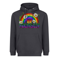 Be Yourself Pride Lgbtq Heavyweight Hoodie | Teevron