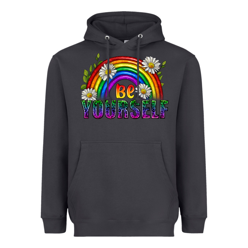 Be Yourself Pride Lgbtq Heavyweight Hoodie by BundleAndBundleShop | Teevron